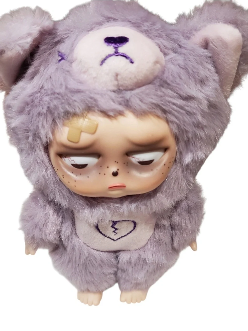 Grumpipi Sleepless Lavender Plush Bear Costume Doll for Kids